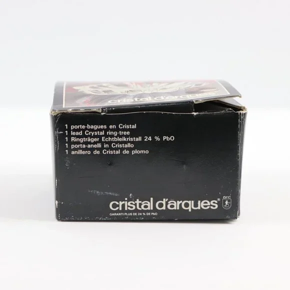 Castel Cristal D'Arques Lead Crystal Ring Tree Genuine Bleikristall 24% PbO - Picture 9 of 13